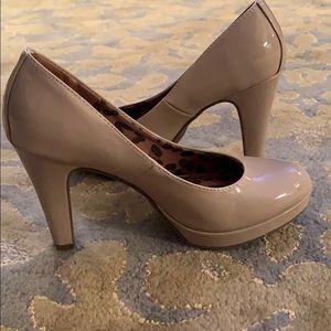 Pair of platform heels
